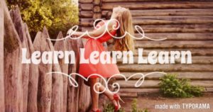 Learn learn learn