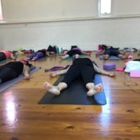 Yoga in the PINK Class